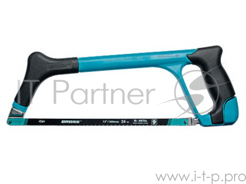 Ножовка GROSS 77602 PIRANHA 300 мм по металлу трехкомпонентная металлопластиковая рамка