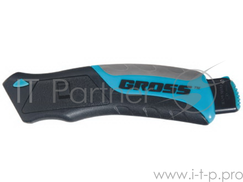 Нож ремонтно-монтажный GROSS 78879 175мм трехкомпонентная рукоятка + 5 зап.лезвия