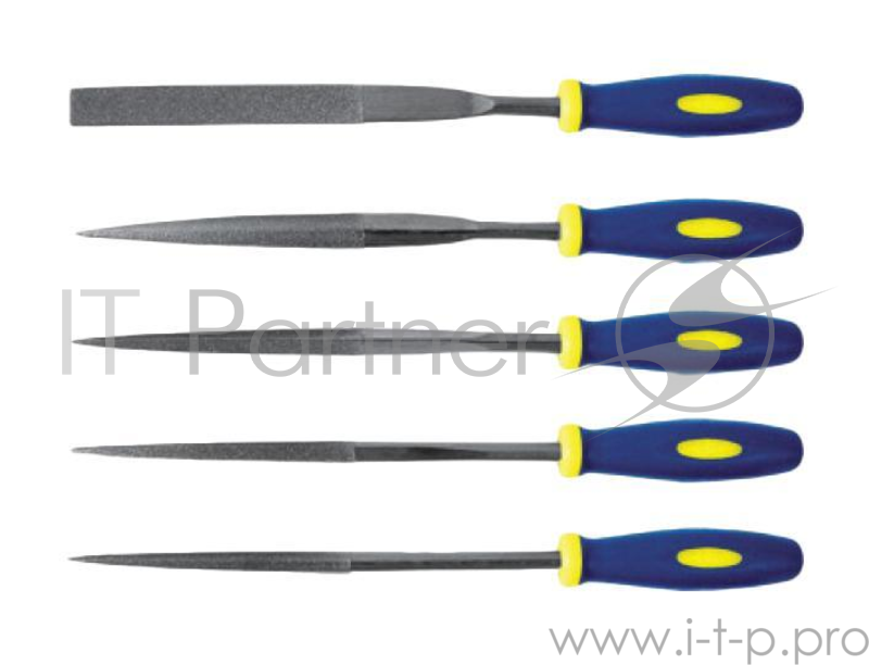 Надфиль FIT 42173 алмазные мягкая ручка 3 х 140 х 50мм 5шт.