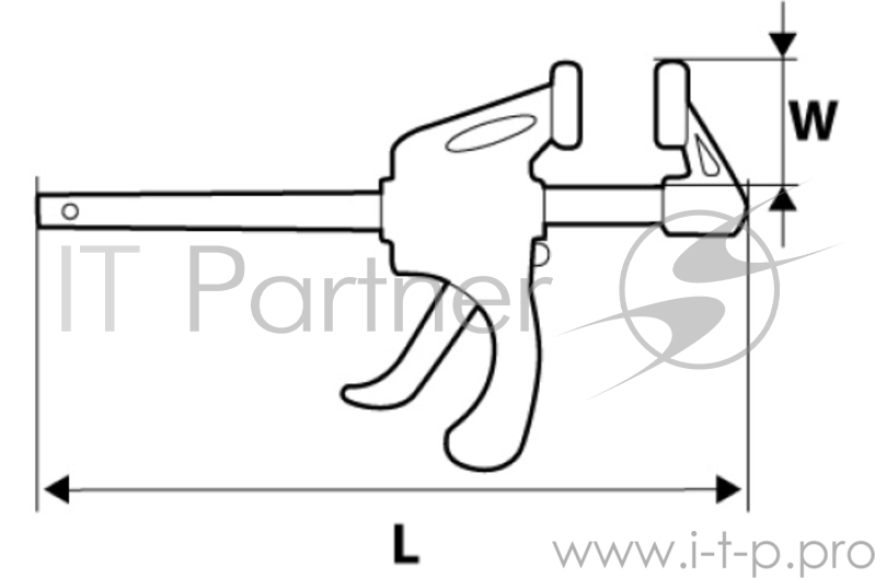Струбцина TOPEX 12A575 автоматическая 750x60мм