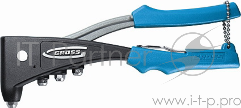 Заклепочник литой усиленный GROSS 40403 заклепки 2,4-4,8мм