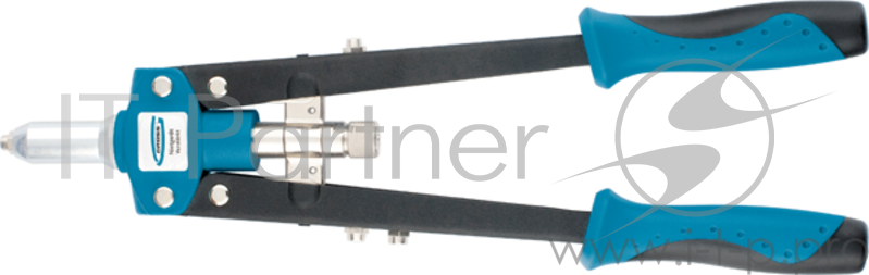 Заклепочник GROSS 40407 двуручный 420мм двухкомпонентные рукоятки для заклепок 2.4-3.2-4.0-4.8