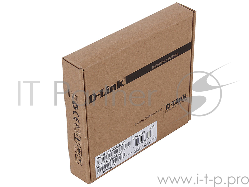 Сетевая карта D-Link DGE-530T/D2B Сетевой PCI-адаптер с 1 портом 10/100/1000Base-T (RTL)