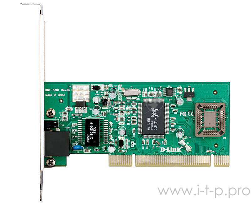 Сетевая карта D-Link DGE-530T/D2B Сетевой PCI-адаптер с 1 портом 10/100/1000Base-T (RTL)