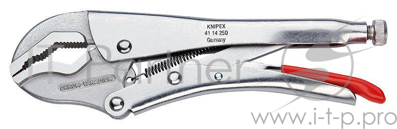 Клещи KNIPEX KN-4114250 зажимные оцинкованные глянцевая поверхность 250mm