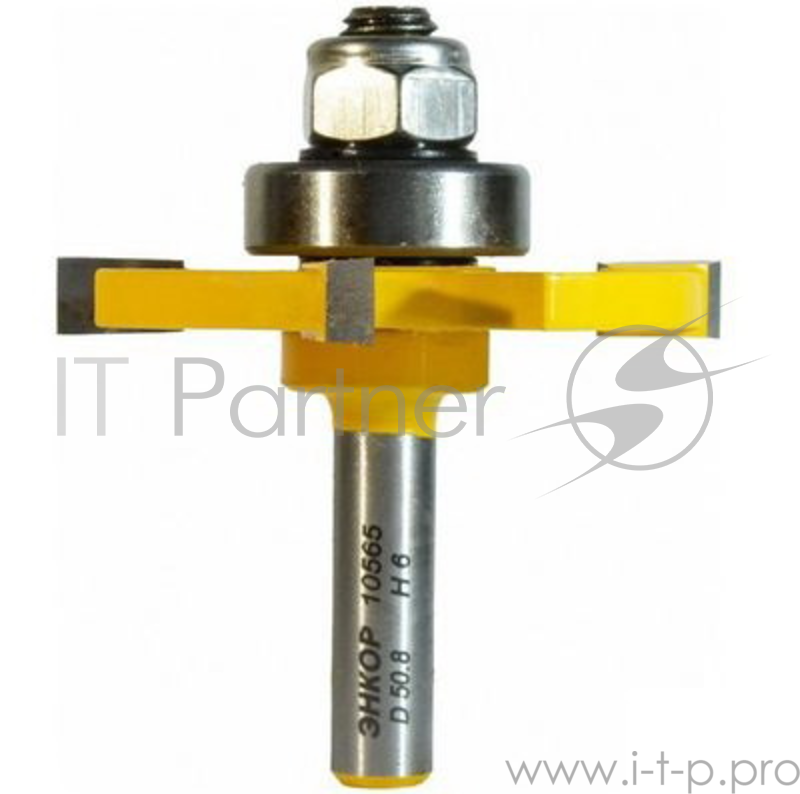 Фреза ЭНКОР 10565 кромочная фальцевая ф50.8х6мм хв8мм