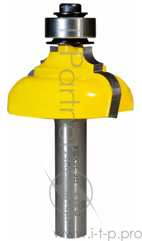 Фреза ЭНКОР 9251 кромочная калевочная ф33.3х16мм R6.4мм хв8мм