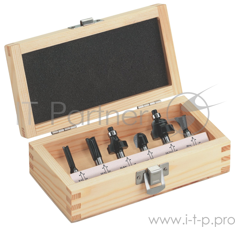 Фрезы в наборе METABO 631040000 в футляре 6 штук, диам.хв.8мм