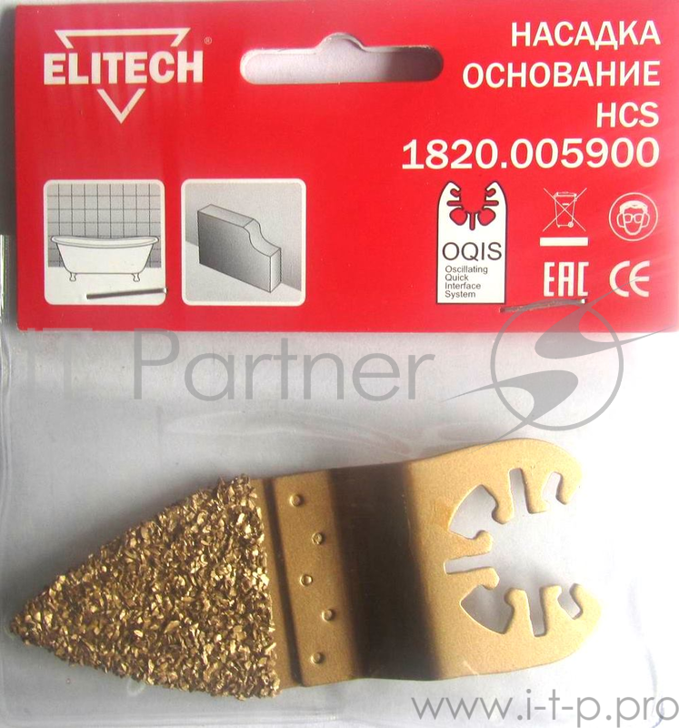 Насадка ELITECH 1820.005900 OQIS HCS твердосплав. по бетону керамике диам.40мм