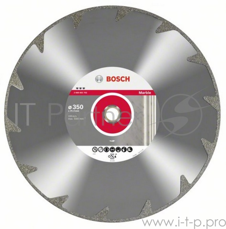 Диск алм. BOSCH Best for Marble 150x22 сегмент (2.608.602.691) 150 Х 22 сегмент