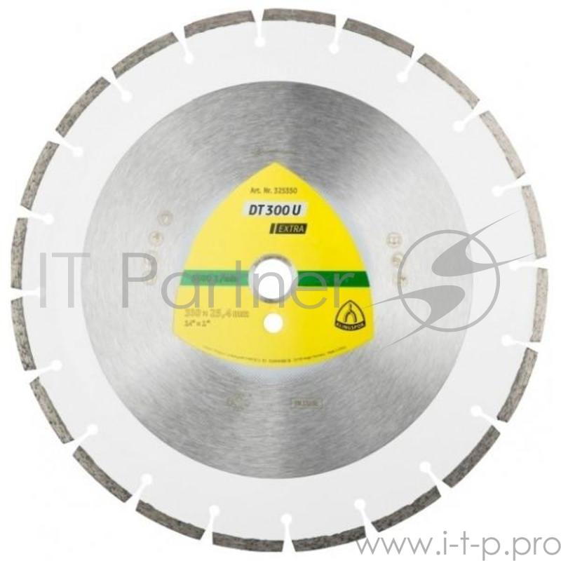 Круг алм. KLINGSPOR DT 300 U EXTRA 230 X 2.2 X 22 (325348) сегментный