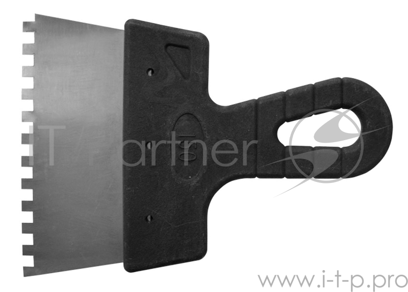 Шпатель BIBER 35214 фасадный200мм нержавеющий зубчатый 8мм