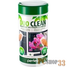 Чистящие средства Perfeo PF-T/SCPC-50/50 чистящие салфетки