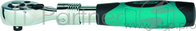 Ключ телескопический трещоточный GROSS 14072 3/8, 215-315 мм, CrV, хромир., 2-х комп. Рукоятка