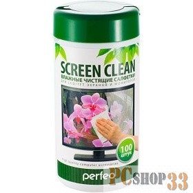 Чистящие средства Perfeo PF-T/SC-100 чистящие салфетки