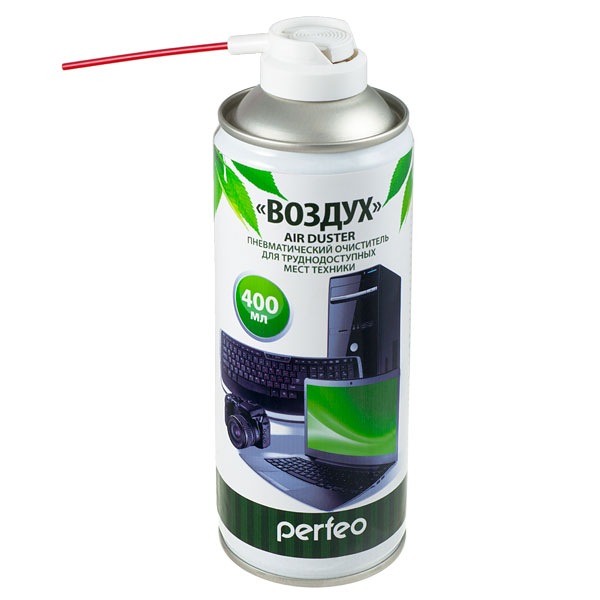 Чистящие средства Perfeo PF-A400 Air Duster, сжатый воздух для чистки техники, 400мл