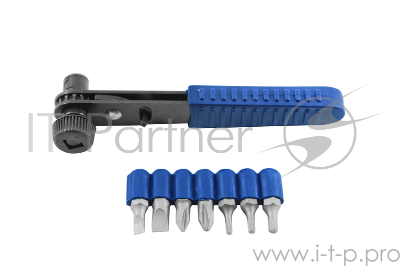 Трещотка с набором бит KROFT 202101-1 7 шт.