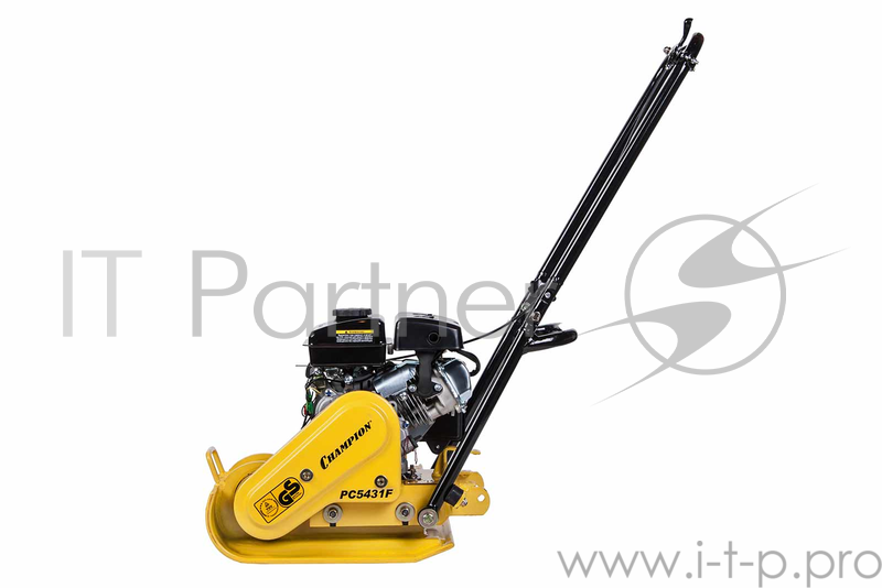 Виброплита CHAMPION PC5431F бензиновая 1.65кВт 8.2кН 20см 350м2/ч 43х3см 54кг