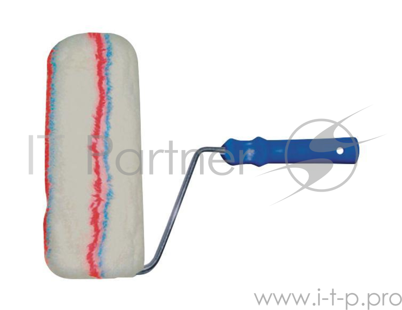 Валик FIT 02388 полиакрил профи гигант с серо/красн.полос. диам.50/90мм 230мм