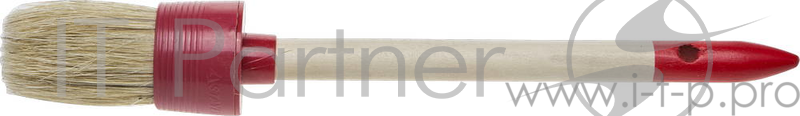 Кисть круглая STAYER 0141-55 master светлая натурал. щетина пластм. корпус деревян. ручка №16 x55м