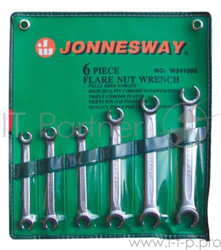 Набор рожковых ключей JONNESWAY W24106S (6 - 19 мм) 6 шт.