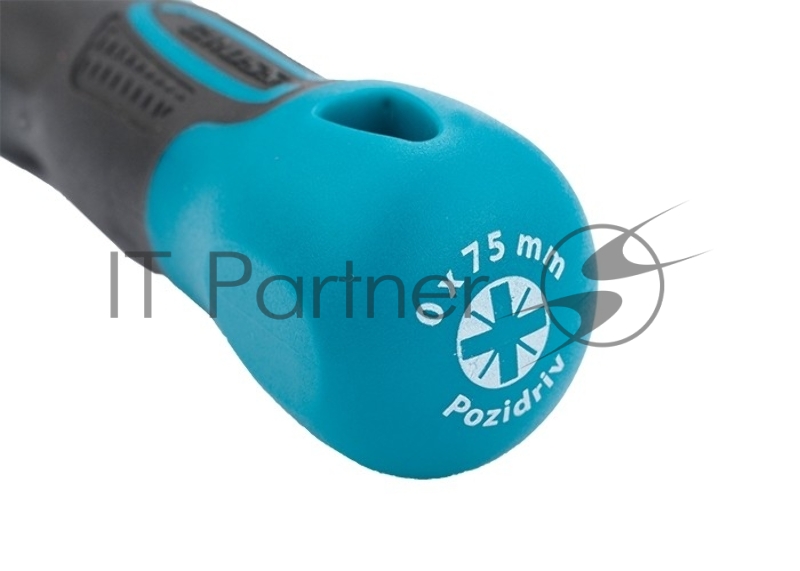 Отвертка GROSS 12155 PZ0 x 75 мм S2, трехкомпонентная ручка