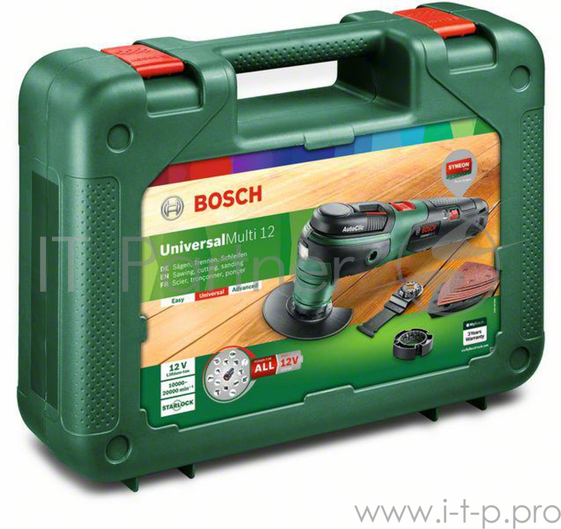 Реноватор BOSCH UniversalMulti 12 (0603103021) 10000–20000об/мин 12в 2.5ач