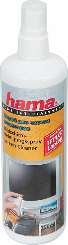 Чистящие средства Спрей Hama R1095851 для экранов ЖК мониторов 250мл