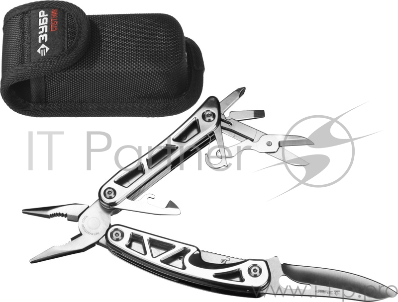 Мультитул ЗУБР 47770 инструмент многофункциональный премиум 11 в 1