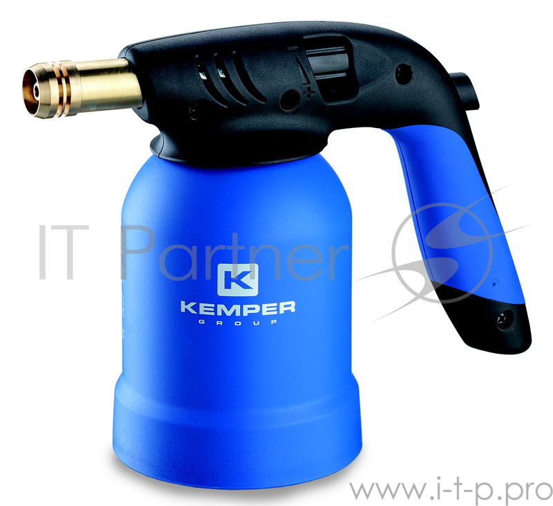Паяльная лампа KEMPER 2019 на газе 1750С расход газа 140гр/ч пьезо, для прокалыв. бал.