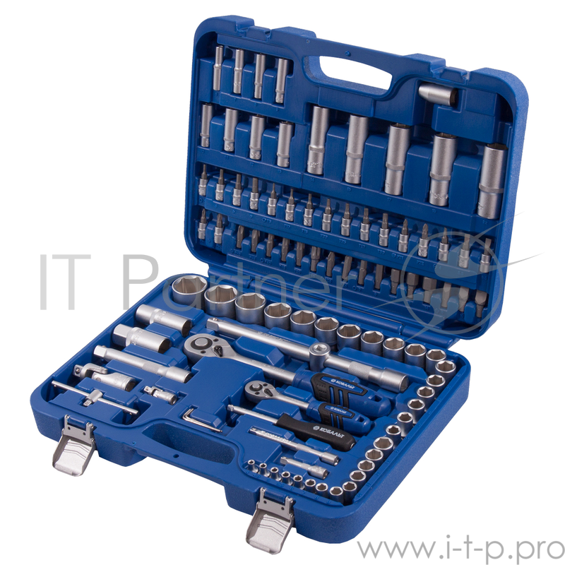 Набор инструмента КОБАЛЬТ 010106-94 универсальный 1/4'' и 1/2'' 94предм. кейс
