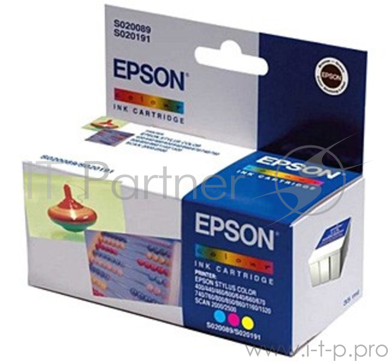 Расходные материалы Epson C13T05204010 Epson картридж для Stylus Color 4хх/6хх/740/760/860/1160 (цветной ) (cons ink)