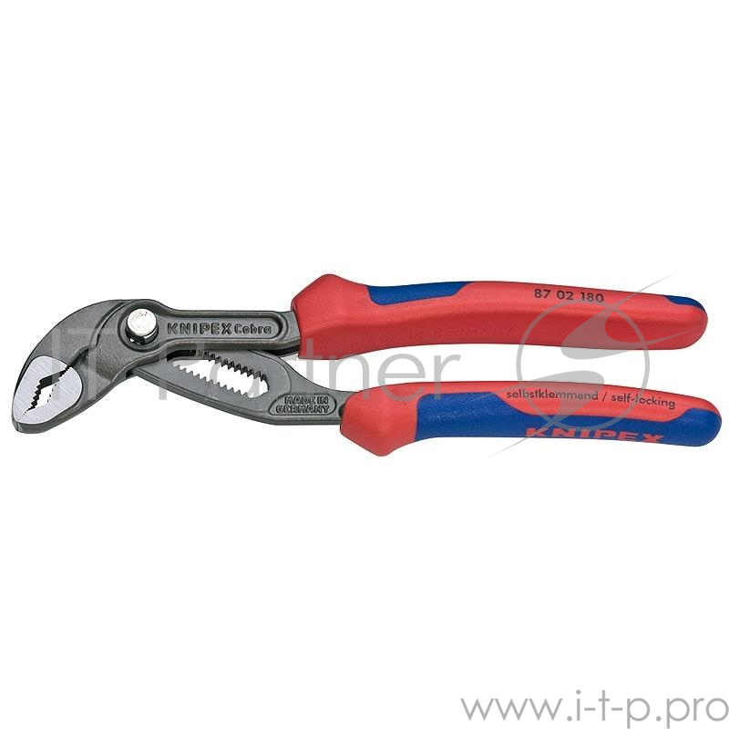 Ключ KNIPEX KN-8702180 КОБРА переставной