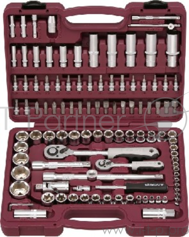 Набор инструментов THORVIK UTS0108 универсальный 1/4'' 1/2''DR 108 предметов