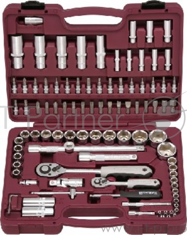 Набор инструментов THORVIK UTS0094 универсальный 1/4'' 1/2''DR 94 предмета