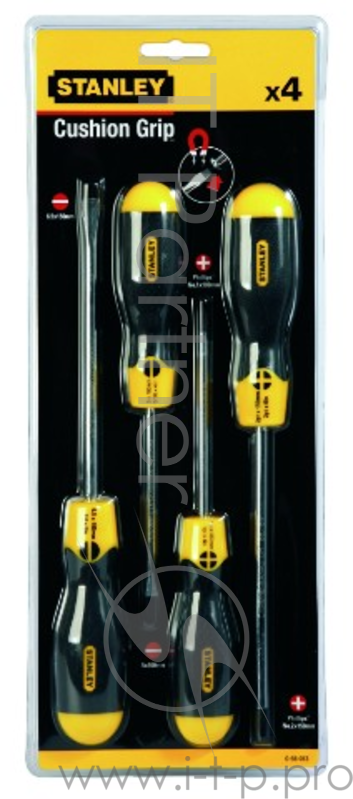 Набор отверток STANLEY CUSHION GRIP 0-65-013 4 предмета