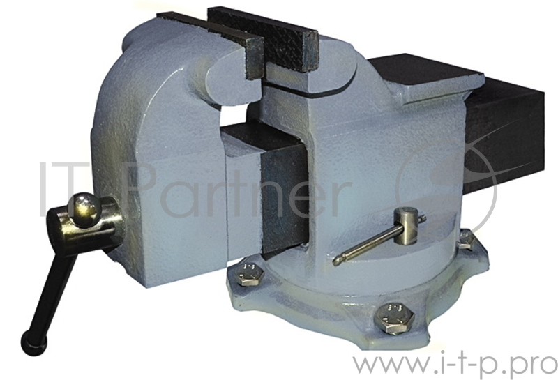 Тиски ЭНКОР 20085 слесарные поворотные 125мм с наковальней