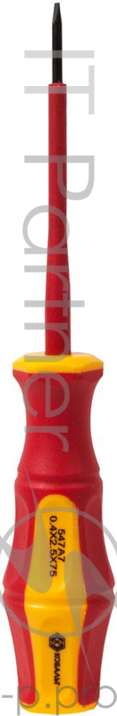 Отвертка КОБАЛЬТ 646-430 Ultra Grip SL 2,5 х 75мм CR-V, двухкомп.рукоятка