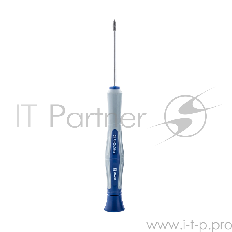 Отвертка для точных работ КОБАЛЬТ 245-268 Ultra Grip PH 0 х 50 мм CR-V. двухкомпонентная рукоятка