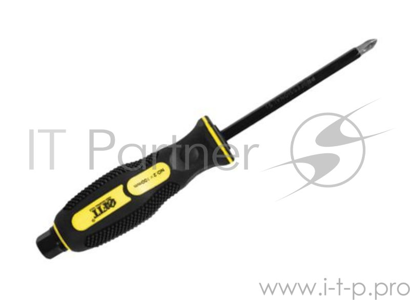 Отвертка FIT 55622 ударная сталь s2 6-гр.жало 2-хцв.мягкая ручка профи 5 х 100мм рн1