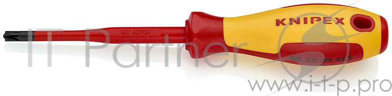 Отвертка KNIPEX KN-982502SLS (тонкая) PlusMinus Pozidriv® 212 mm