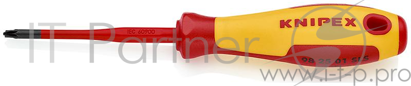 Отвертка KNIPEX KN-982501SLS (тонкая) PlusMinus Pozidriv® 187 mm