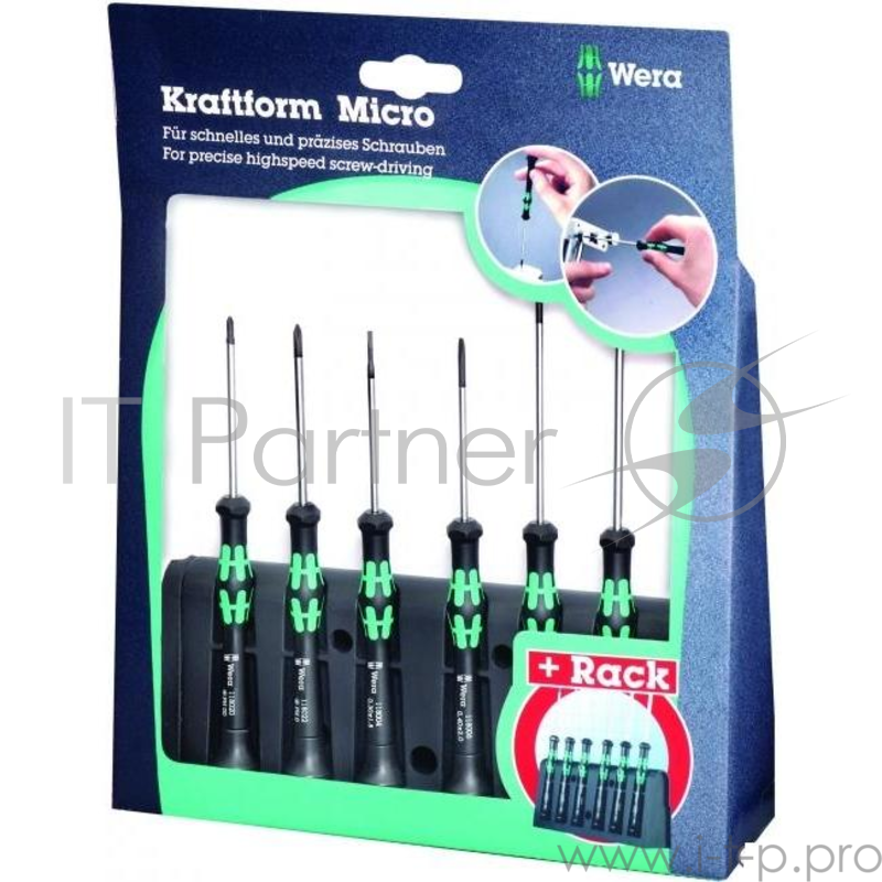Набор отверток WERA Micro WE-118150 6 штук в упаковке