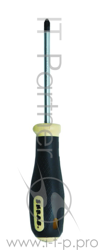 Отвертка SKRAB 41349 PH2х150мм черная резиновая ручка,хром-ванадиевая сталь