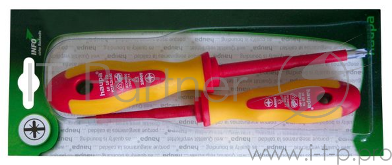 Набор отверток HAUPA 101879/PZ/FL 2шт, двухкомпонентные