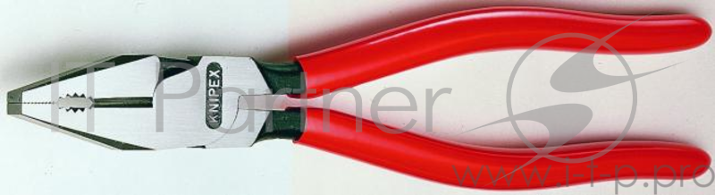 Пассатижи силовые KNIPEX 0201180 180мм ручки с пластиковыми чехлами