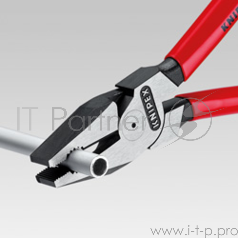 Пассатижи силовые KNIPEX 0201180 180мм ручки с пластиковыми чехлами