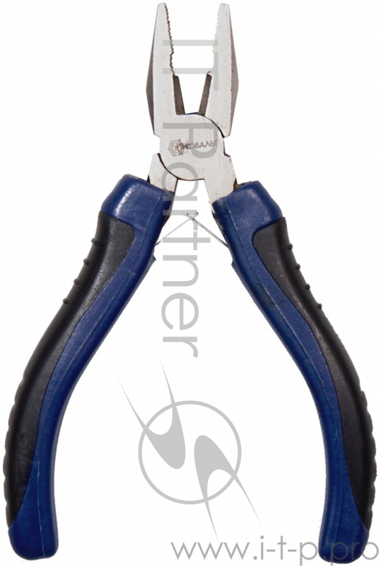 Плоскогубцы КОБАЛЬТ 647-314 пассатижи мини 115мм, CR-V 1шт подвес