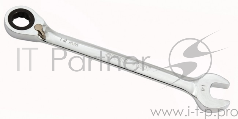 Ключ SATA 46611 комби. метр.реверс.храп./мех. 18мм 236/33.2мм