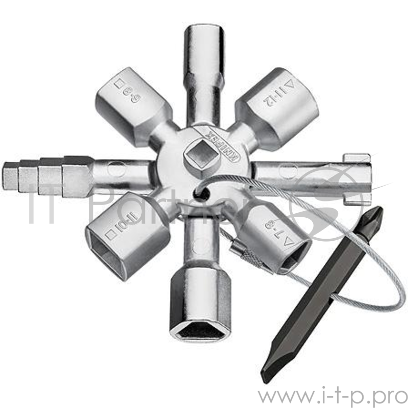 Ключ шкафной KNIPEX KN-001101 (5 / 12 мм) 92 мм